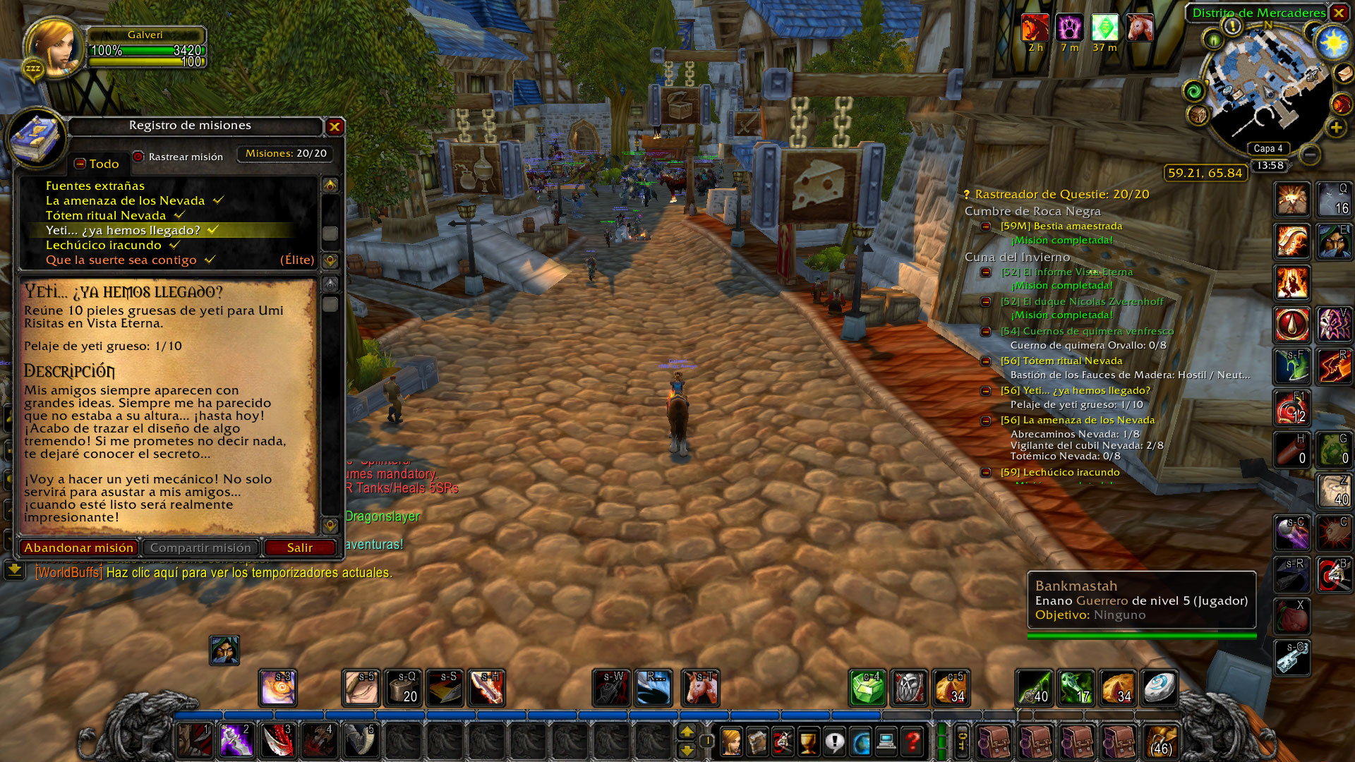 Captura de WoW en español