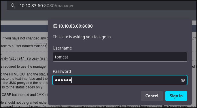 Manager Webapp